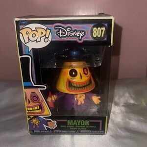 Funko Pop! Disney Mayor Figure - Yellow and Purple
